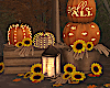 Fall Decor w Pumpkins