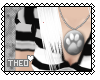 [T] Puppy Paw Necklace