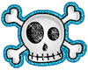 Skull Lrg - Glitter