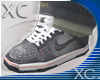 Nike dunks High gray