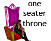 one seat throne