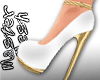 M-Ankle White&Gold