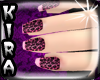 [Kira]Pink Leopard Nails