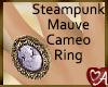 Mauve Cameo Lush Ring