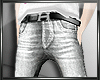 !S Silver White Denim