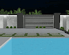 Modern Night Pool Villa