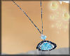 Blue Topaz and Diamonds