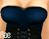 *R* Corset Top Blue