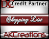(AK)shopping list tag