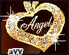aYY-Gold Heart Ear Angel