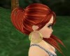 Hair Red Ponytail Side