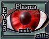 male plasma red eyes