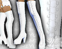 Lace-Up Platinum ThighHi