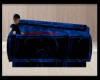 blue silk coffin