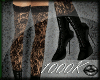 1000K La Noir Boots With Stockings