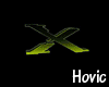 [H] Dark Rave Letter "X"