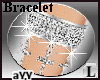 aYY-Cross Dia Bracelet L