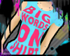T-Shirt BIG WORDS Pink