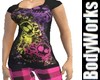 Curvacious Skulls/Plaid