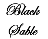 Black/Sable AP Love Desk