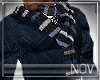 (FG) Scarf Sweater Blu
