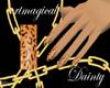Dainty w/Leopard  nails