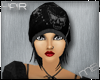 -mb- Black Ski Cap+Hair