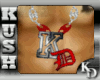 $KD$Red White KD Chain
