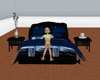 MIDNIGHT BLUE BED