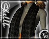 (FG) Black Scarf Top