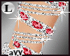 aYY-Diam Long Bangle Red