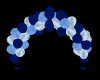 Product Image for Blue Silver Wedding Ball