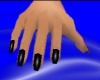 ~SHINEY BLACK NAILS~
