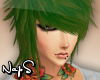 !N! Jk Emo Green Hair