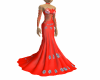 Red Satin Wedding Dress