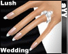 diamond wedding set with animated bling