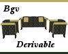 3P Green Furnitur Set 7P