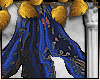 Royal Blue Kimono Train