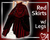 Skirts w/ Pants Red