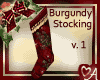 Burgundy Stocking v. 1