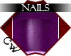 +CW+ Purple Passion Nail