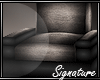 [Sig] Grey Leather Chair