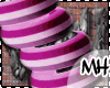 MH| PINk stripe bangles