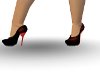 [9s] Red Satin Heels