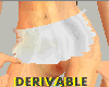 [F2K]WhiteSatinApron