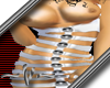 ~V~ White Strap Bondage