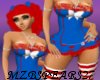 (KC)RAGGEDY ANN COSTUME