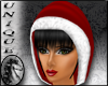 (ISA)RED SANTA HOOD