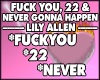 1. Fuck You (*FuckYou)