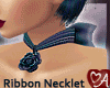 Ribbon Rose Necklet